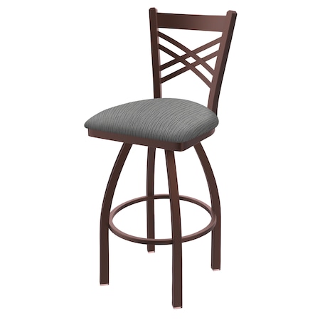 Holland Bar Stool Co 25" Swivel Counter Stool, Bronze Finish, Graph Seat 82025BZ020